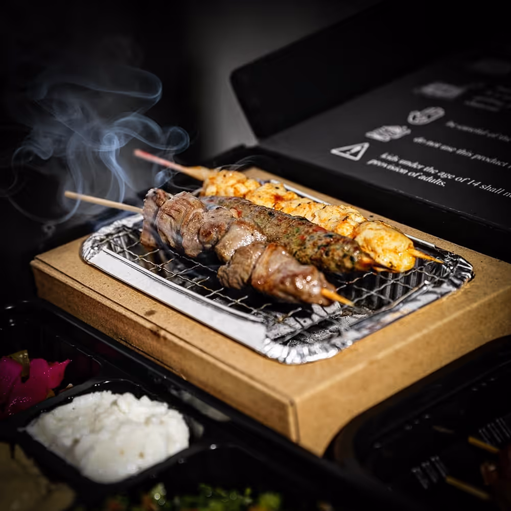 Mashwi BBQ-box op de grill