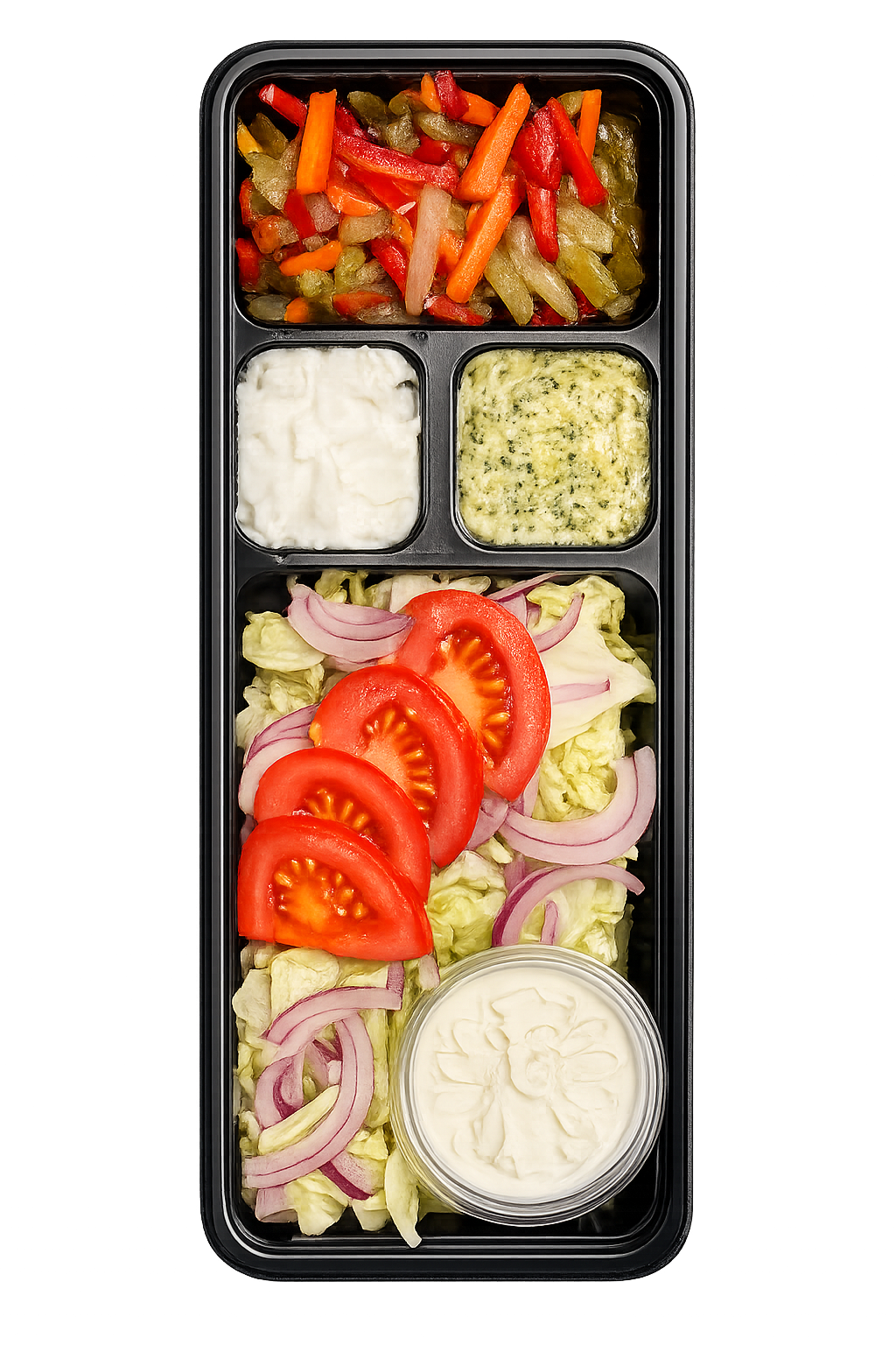 Mashwi salade-bakje